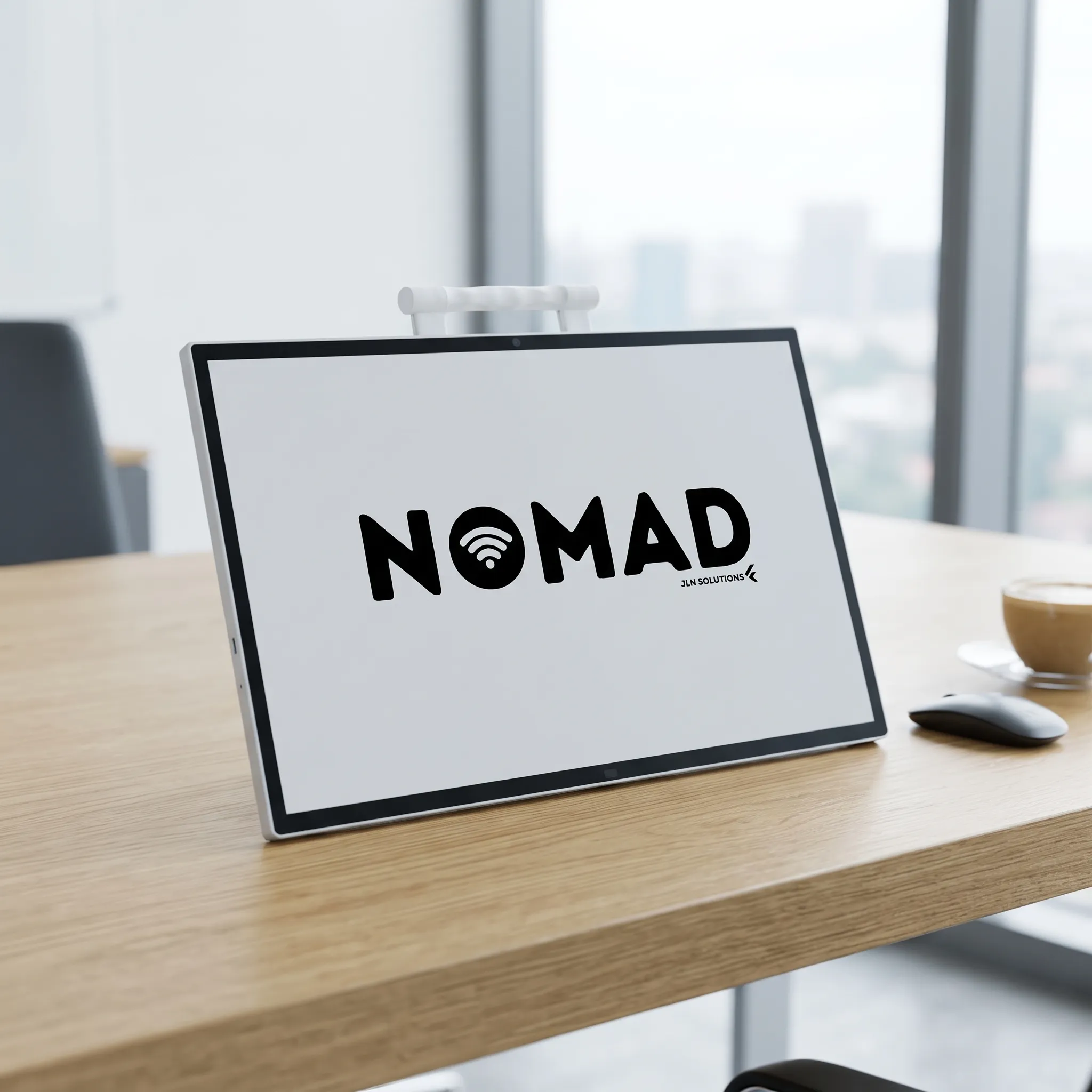 NOMAD posé sur une table de bureau